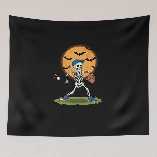 Item preview, Baseball Skeleton Halloween Men Boys Baseball Halloween  designed and sold by facegm.