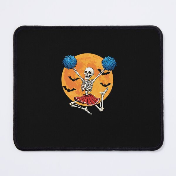 Item preview, Cheerleading Skeleton Halloween Cheer Mom Girls Womens Cheer designed and sold by facegm.