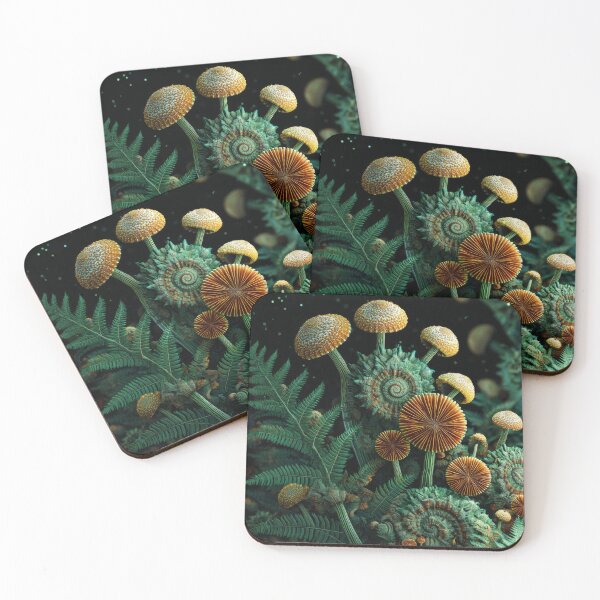 Item preview, Funghi Botanical Fern Leaves designed and sold by scicilysimonee.