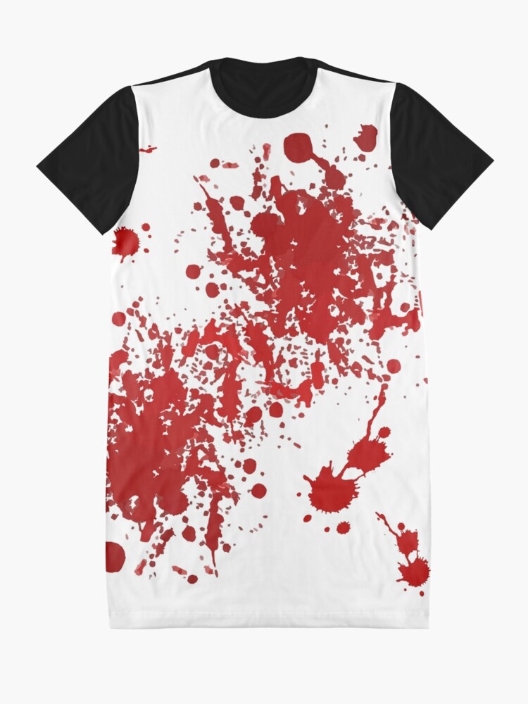 blood in t shirt