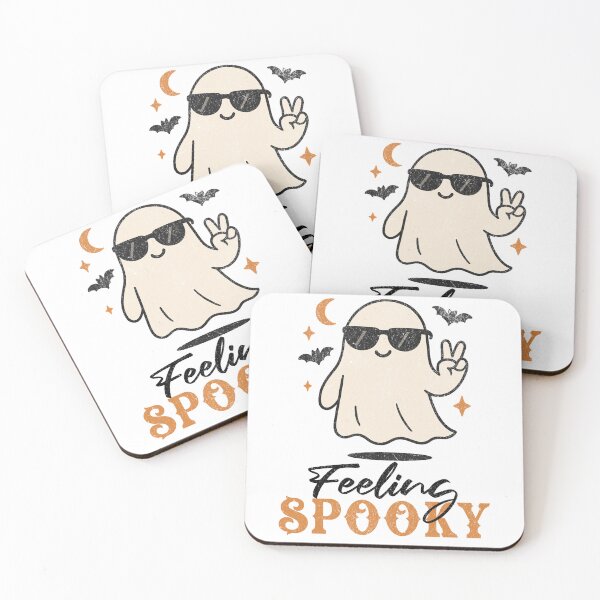 Item preview, Vintage funny Halloween Feeling Spooky design cute cool peace ghost meme designed and sold by LuxeGraphix.