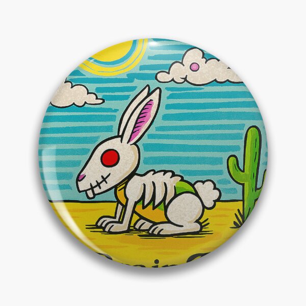 Item preview, BirdBrain Skeleton Bunny – Desert image  designed and sold by BIRDBRAIN86.