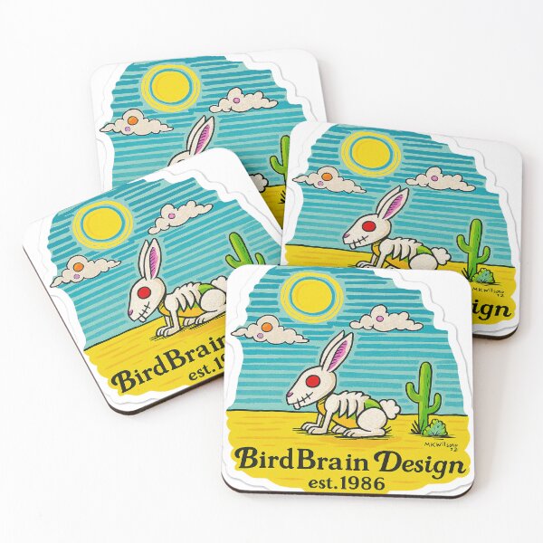 Item preview, BirdBrain Skeleton Bunny – Desert image  designed and sold by BIRDBRAIN86.