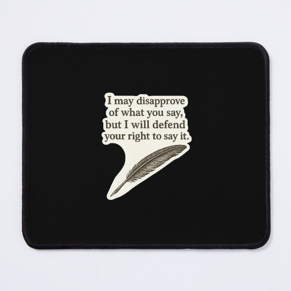 Item preview, I may disapprove, but I will defend you  designed and sold by The Painted Topaz.
