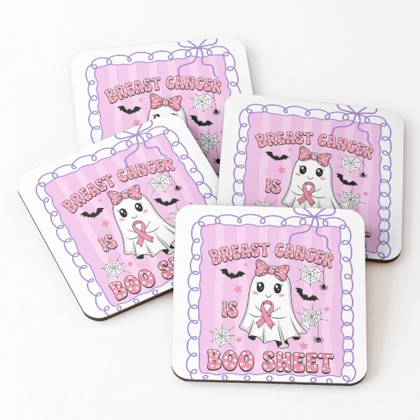 Item preview, Breast Cancer Boo Sheet Ghost designed and sold by Kitty Quinn Of Wonder Design's.