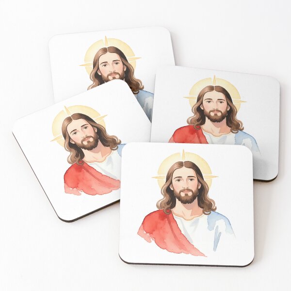 Item preview, Face of Jesus in watercolor style  designed and sold by Origen88.