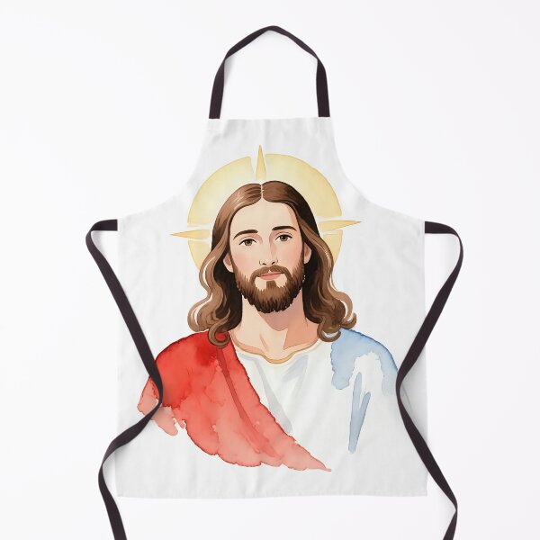 Item preview, Face of Jesus in watercolor style designed and sold by Origen88.