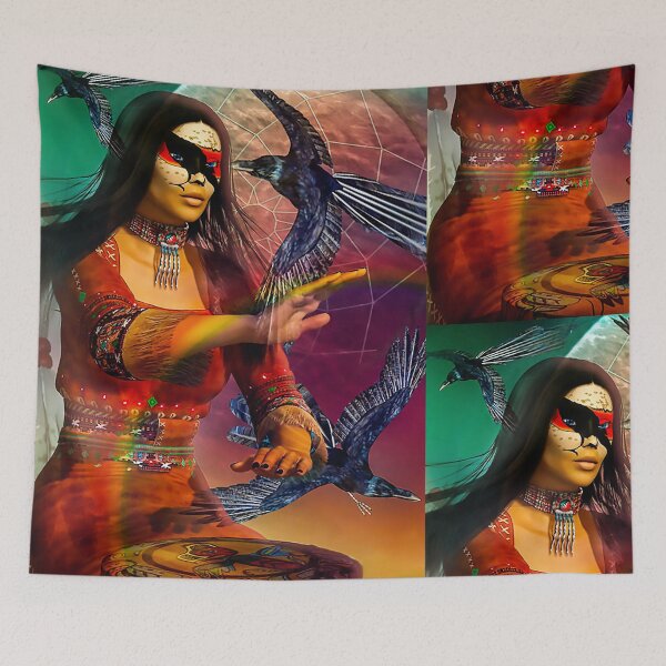 Item preview, raven woman designed and sold by shadowlea.