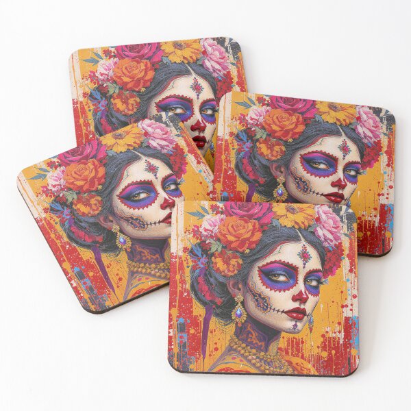 Item preview, Catrina Wall Art ITZEL- LEFT designed and sold by Magia Ficcion.