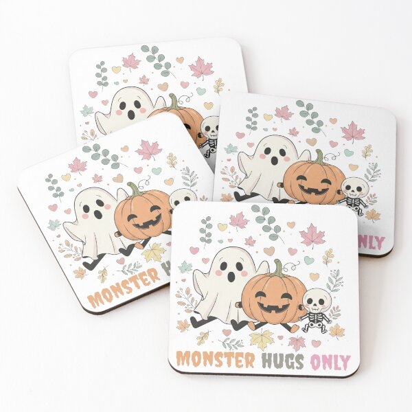 Item preview, Monster Hugs Only Halloween designed and sold by CottonCandyPrints.