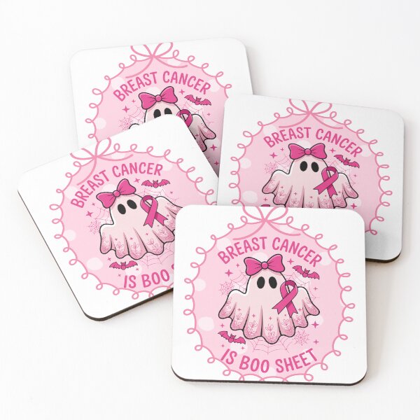 Item preview, Breast Cancer Boo Sheet Ghost 2 designed and sold by Kitty Quinn Of Wonder Design's.