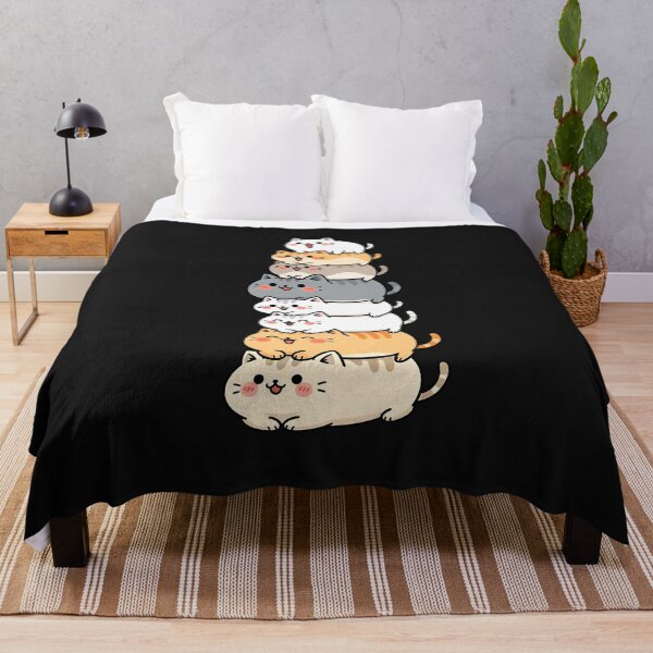 Item preview, Funny Cat Cute Japanese Kawaii Anime designed and sold by cawtoon.