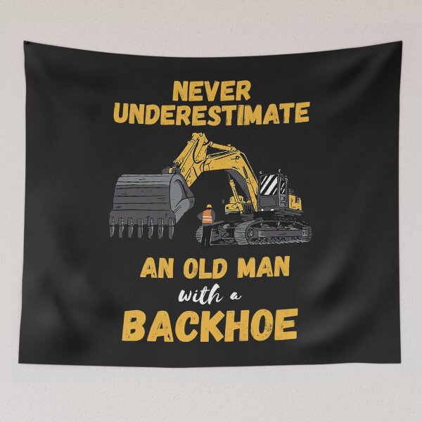 Item preview, Never Underestimate Construction Vehicle Digging Excavator designed and sold by LarkinIsabell.