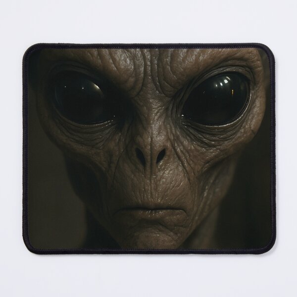 Item preview, Photorealistic Alien Face Deep Soul Gaze Artwork designed and sold by Buzzink.