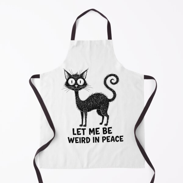 Item preview, Let Me Be Weird in Peace Black Cat Graphic designed and sold by cawtoon.