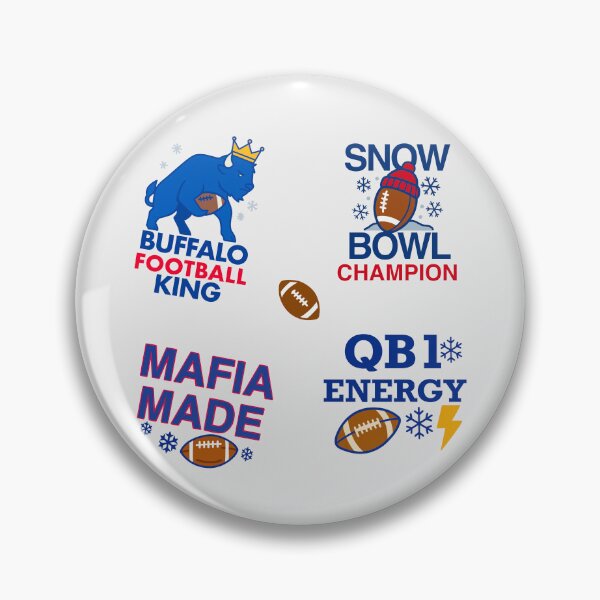 Item preview, Buffalo Football Mafia Pack | Bold Sports Fan Stickers designed and sold by SnugbugStudios.