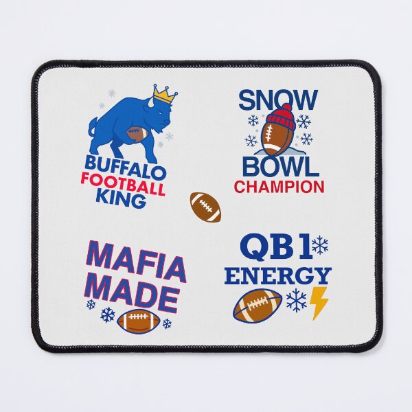 Item preview, Buffalo Football Mafia Pack | Bold Sports Fan Stickers designed and sold by SnugbugStudios.