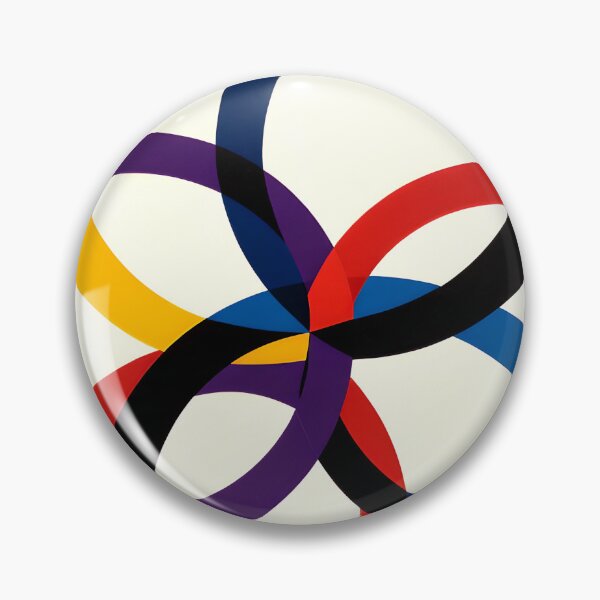Item preview, circular round abstract colorful simplistic design designed and sold by SmashingDeals.