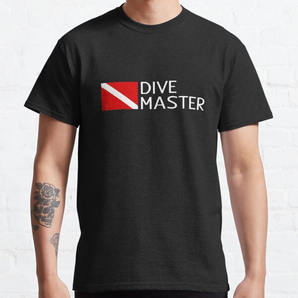 Diving: Diving Flag & Dive Master Classic T-Shirt