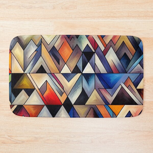 Item preview, Boho Organic Shapes in Red, Yellow And Blue designed and sold by DEC02.