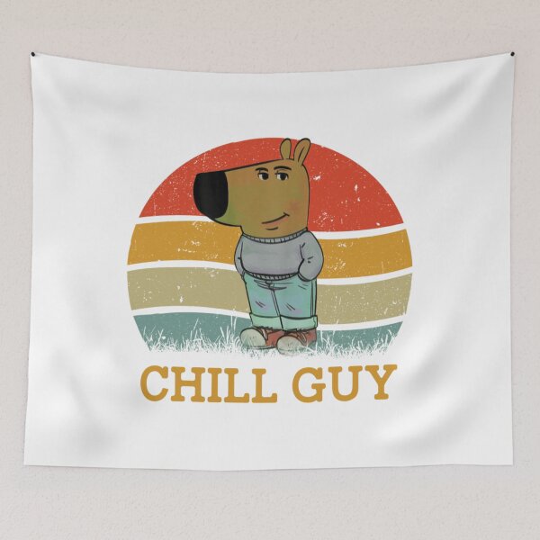 Item preview, Chill Guy meme designed and sold by Addieerge.