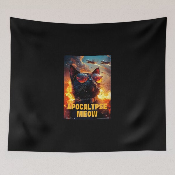 Item preview, Funny Cat - Movie Poster - Apocalypse Meow (Variant) designed and sold by MarisolStanton.
