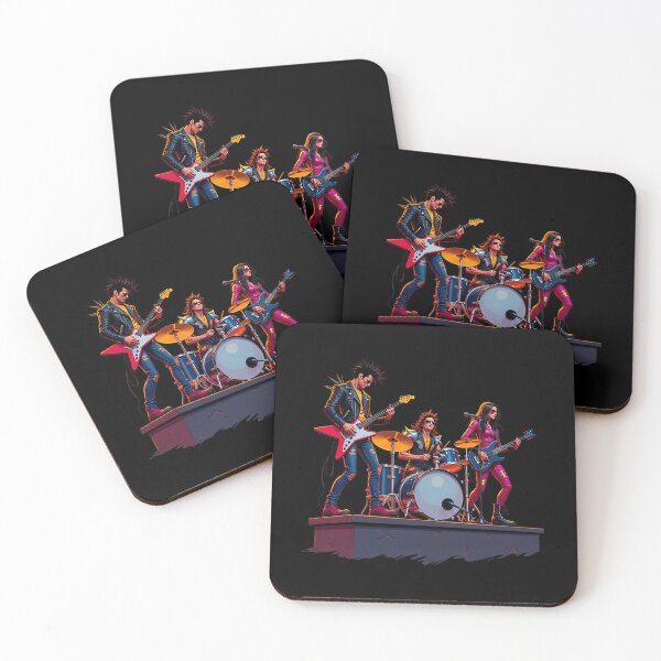 Item preview, Epic Retro Rock Band designed and sold by Jennifer Samdal.