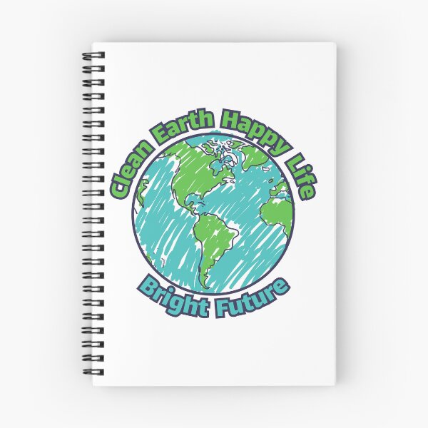 Item preview, Clean Earth, Happy Life – Bright Future Eco Design designed and sold by Pure-Earth-Studio.