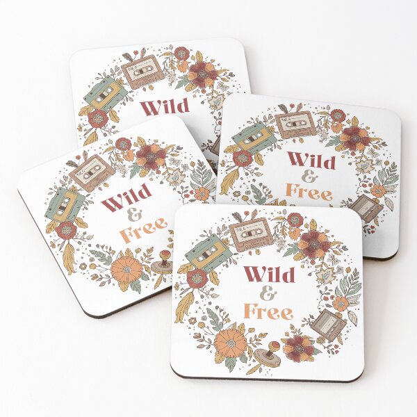 Item preview, Wild & Free – Boho Floral Mixtape Wreath designed and sold by sherifshaaban.