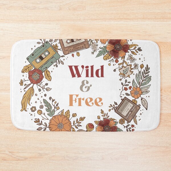 Item preview, Wild & Free – Boho Floral Mixtape Wreath designed and sold by sherifshaaban.