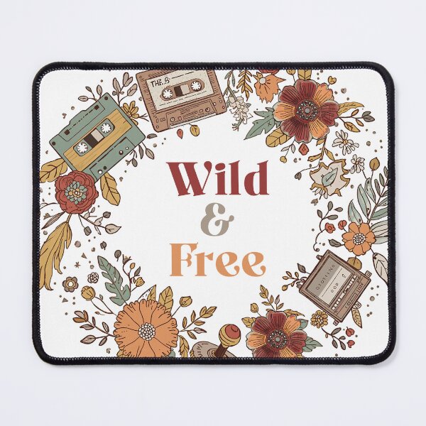 Item preview, Wild & Free – Boho Floral Mixtape Wreath designed and sold by sherifshaaban.