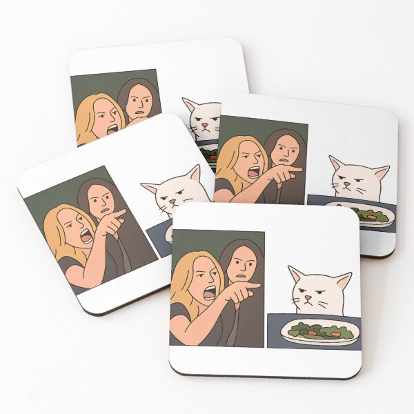 Item preview, Mujer gritándole a un gato: meme icónico enfrentándose designed and sold by Addieerge.