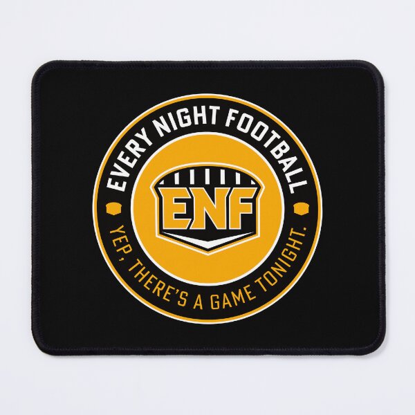 Item preview, Every Night Football "Circular Slogan" (Black & Gold) designed and sold by GX3-Creative.