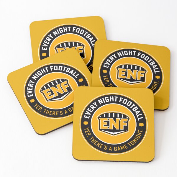 Item preview, Every Night Football "Circular Slogan" (Black & Gold) designed and sold by GX3-Creative.