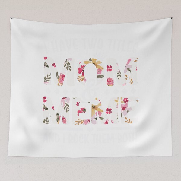 Item preview, I Have Two Titles Mom  Meme - I Rock Them Both designed and sold by Addieerge.