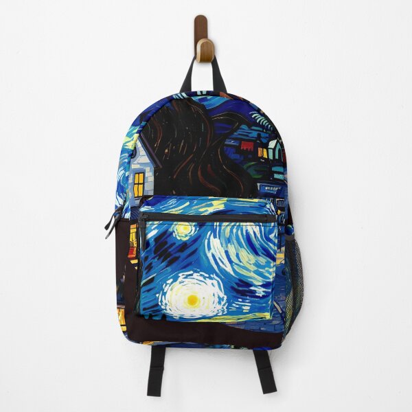 Item preview, starry night cobbled road abstract colorful design designed and sold by SmashingDeals.