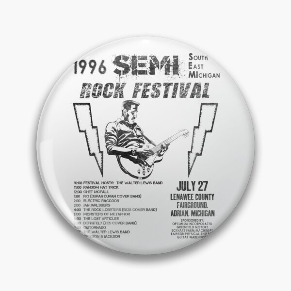 Item preview, Southeast Michigan Rock Festival designed and sold by Mary Ann Villar.
