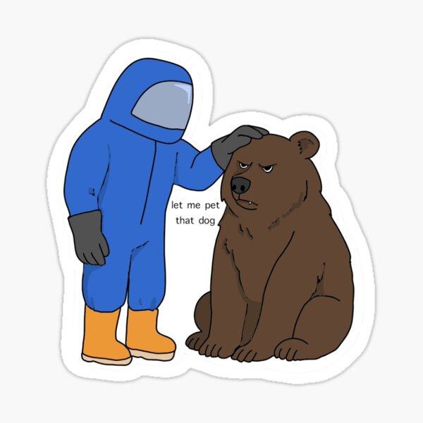 CST Let me Pet That Dog Sticker