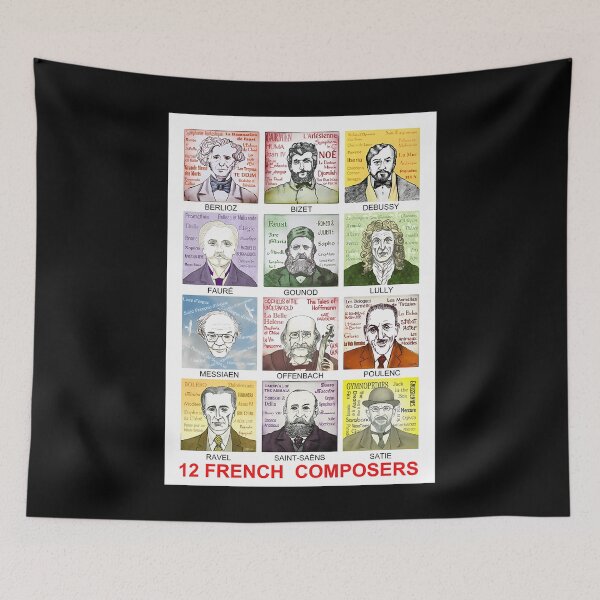 Item preview, 12 French Composers designed and sold by Nigel Dwyer.