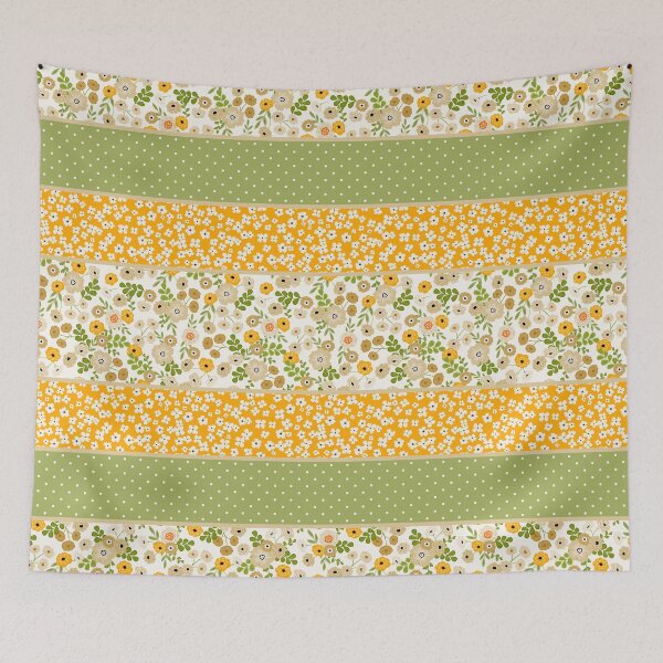 Item preview, Autumn Floral Pattern - Vintage Flowers, Polka Dot, Cottagecore Fall Design designed and sold by DaisyHouse.