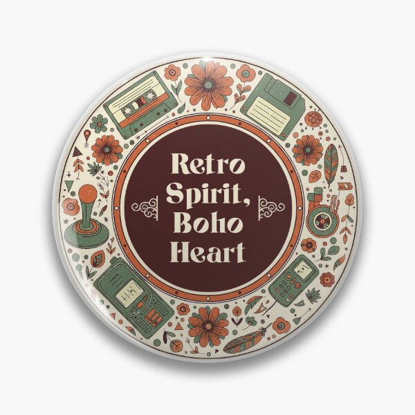 Item preview, Retro Spirit, Boho Heart designed and sold by sherifshaaban.