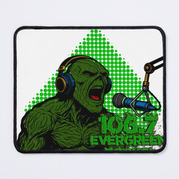 Item preview, 106.7 Evergreen ROCKS! designed and sold by Mad Man With A Workshop.