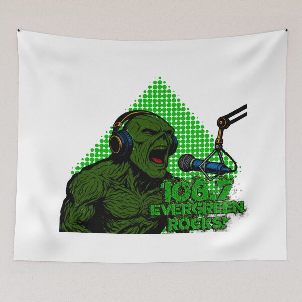 Item preview, 106.7 Evergreen ROCKS! designed and sold by Mad Man With A Workshop.