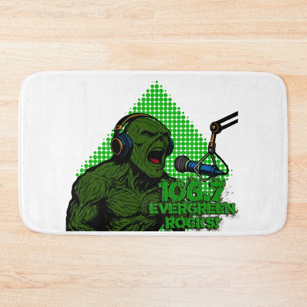 Item preview, 106.7 Evergreen ROCKS! designed and sold by Mad Man With A Workshop.