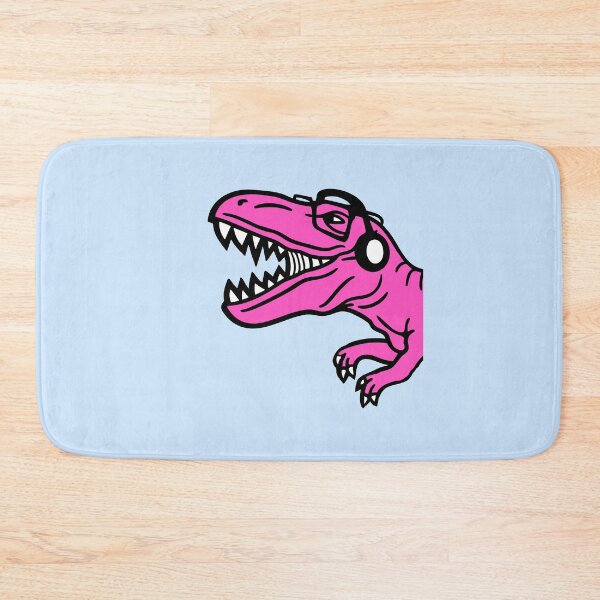 Item preview, DJ T-Rex Glasses Headphone Party Music Club From Side designed and sold by shirt-o-mat.