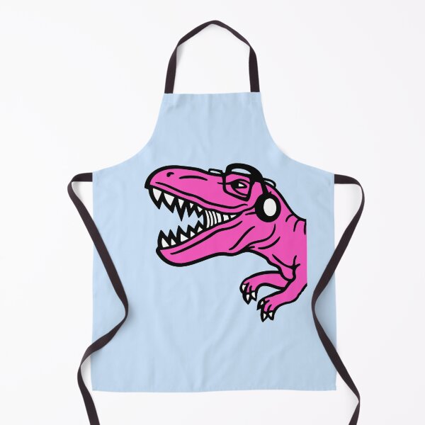Item preview, DJ T-Rex Glasses Headphone Party Music Club From Side designed and sold by shirt-o-mat.