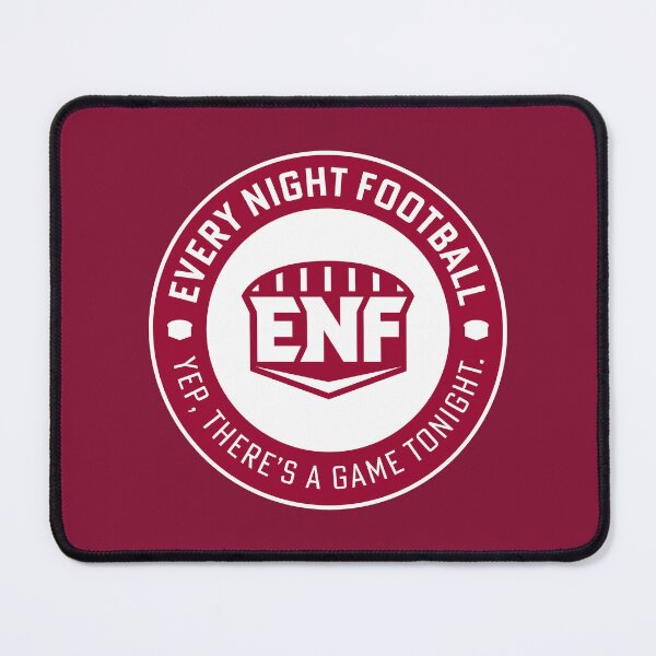 Item preview, Every Night Football "Circular Slogan" (Crimson & White) designed and sold by GX3-Creative.