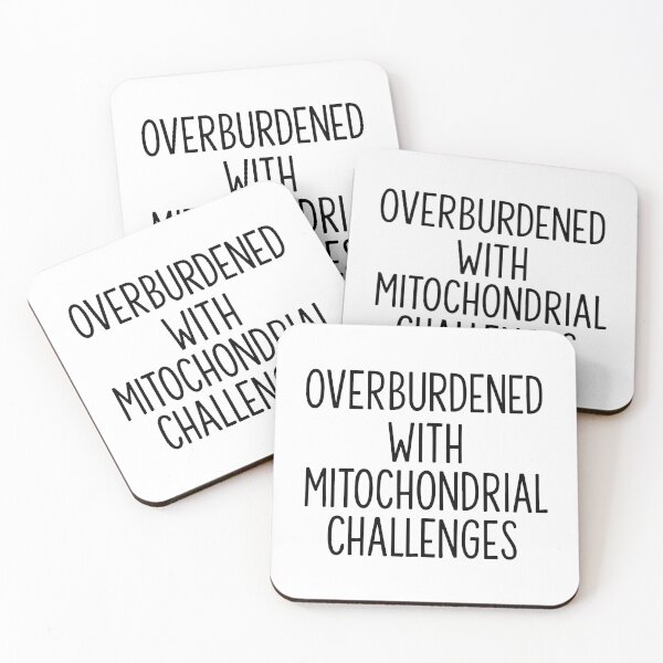 Item preview, Overburdened with Mitochondrial Challenges designed and sold by catnolioo.