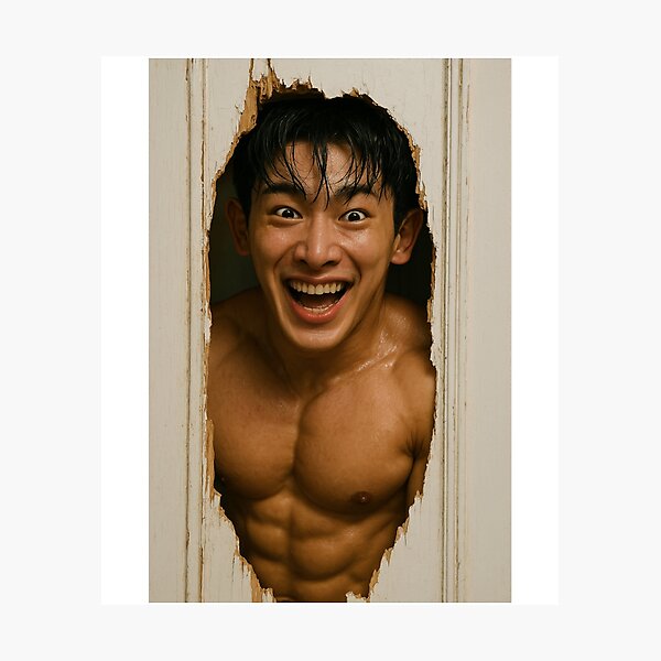 Item preview, Wonho Shirtless Meme designed and sold by Antonetteurphy.