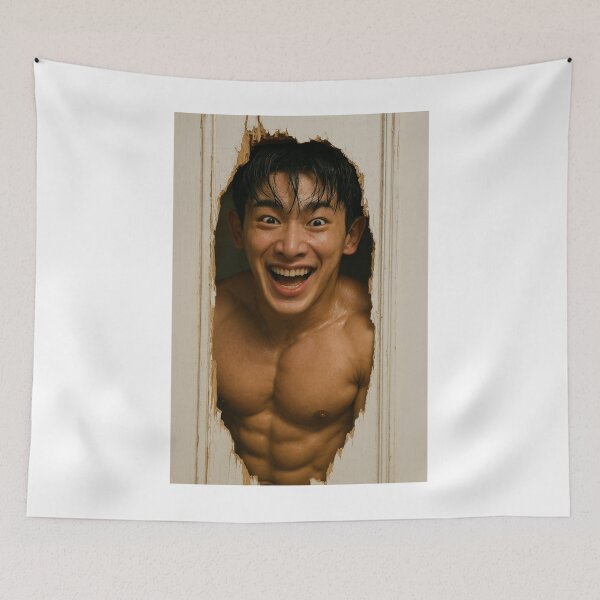 Item preview, Wonho Shirtless Meme designed and sold by Antonetteurphy.